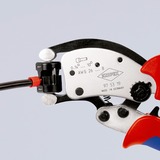 KNIPEX Pinza de engaste autoajustable Twistor T, Crimpadora rojo/Azul