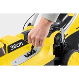 Kärcher LMO 18-36 Battery Cortacésped manual Batería Negro, Amarillo amarillo/Negro, Cortacésped manual, 36 cm, 3 cm, 7 cm, 45 L, Negro, Amarillo
