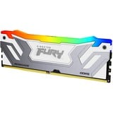 Kingston FURY CU-DIMM 24 GB DDR5-8400, Memoria RAM plateado/blanco