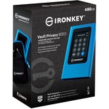 Kingston IronKey Vault Privacy 80 1.92 TB, Unidad de estado sólido azul/Negro