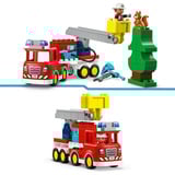 LEGO DUPLO Town Camión de bomberos con manguera y bombero, Juegos de construcción 