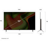 LG OLED55B59LA, OLED-TV negro