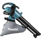 Makita Soplador/Aspirador de hojas a batería UB005GZ, 40 Voltios, Aspirador/soplador azul/Negro