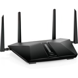 Netgear RAX43 router inalámbrico Gigabit Ethernet Doble banda (2,4 GHz / 5 GHz) Negro Wi-Fi 6 (802.11ax), Doble banda (2,4 GHz / 5 GHz), Ethernet, Negro, Router de sobremesa
