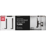 One for all Soporte universal para barra de sonido, Soporte de pared negro