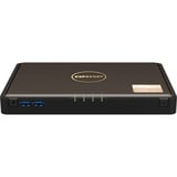 QNAP TBS-464 NAS Escritorio Intel® Celeron® N5105 8 GB DDR4 0 TB QNAP Turbo System Negro NAS, Escritorio, Intel® Celeron®, N5105, 8 GB, DDR4