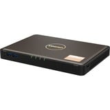 QNAP TBS-464 NAS Escritorio Intel® Celeron® N5105 8 GB DDR4 0 TB QNAP Turbo System Negro NAS, Escritorio, Intel® Celeron®, N5105, 8 GB, DDR4