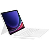 Samsung EF-DX725 QWERTZ Alemán Pogo pin Blanco, Funda para tablet blanco, QWERTZ, Alemán, Touchpad, Samsung, Galaxy Tab S9, Galaxy Tab S9 FE, Blanco