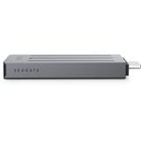 Seagate STMX2000400 unidad externa de estado sólido Tecnología Thunderbolt (Rayo) 2 TB USB Tipo C 3.2 Gen 2 (3.1 Gen 2) Gris, Unidad de estado sólido gris oscuro, 2 TB, USB Tipo C, 3.2 Gen 2 (3.1 Gen 2), 1000 MB/s, Gris