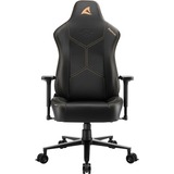 Sharkoon SGS30 Silla para videojuegos universal Asiento acolchado tapizado Beige, Negro, Asientos de juego negro/Beige, Silla para videojuegos universal, 130 kg, Asiento acolchado tapizado, Respaldo acolchado tapizado, 185 cm, Negro