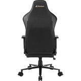 Sharkoon SGS30 Silla para videojuegos universal Asiento acolchado tapizado Beige, Negro, Asientos de juego negro/Beige, Silla para videojuegos universal, 130 kg, Asiento acolchado tapizado, Respaldo acolchado tapizado, 185 cm, Negro