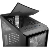 Sharkoon TK4 RGB Midi Tower Negro, Cajas de torre negro, Midi Tower, PC, Negro, ATX, micro ATX, Mini-ITX, Multi, Ventiladores de la caja