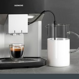 Siemens EQ.500 TP505D01 cafetera eléctrica Totalmente automática Máquina espresso 1,7 L, Superautomática Inox/Negro, Máquina espresso, 1,7 L, Granos de café, Molinillo integrado, 1500 W, Metálico, Plata