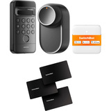 SwitchBot Lock Ultra Vision Combo, Conjunto negro