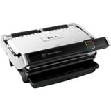 Tefal OptiGrill Elite XL GC760D12 parrilla eléctrica de contacto, Barbacoa de contacto acero fino cepillado/Negro, Acero inoxidable, Acero inoxidable, 800 cm², 40 x 20 mm, Termoplástico, 6 personas(s)