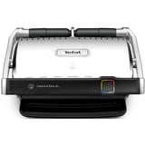 Tefal OptiGrill Elite XL GC760D12 parrilla eléctrica de contacto, Barbacoa de contacto acero fino cepillado/Negro, Acero inoxidable, Acero inoxidable, 800 cm², 40 x 20 mm, Termoplástico, 6 personas(s)