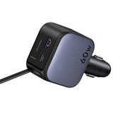 UGREEN EC602 Cargador de coche 60W Cargador para vehículo 1x USB-A 1x USB-C 