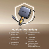 UGREEN EC602 Cargador de coche 60W Cargador para vehículo 1x USB-A 1x USB-C 