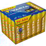 VARTA Longlife Batería LR03 Box, AAA (Micro) 