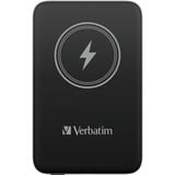 Verbatim Charge 'n' Go Polímero de litio 10000 mAh Cargador inalámbrico Negro, Banco de potencia negro, 10000 mAh, Polímero de litio, Quick Charge 3.0, Cargador inalámbrico, Negro
