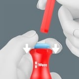 Wera Kraftform Kompakt VDE Stainless 17 extra slim 1 Tool Finder, 17 piezas, Destornillador rojo/Azul