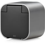 eve Energy Outdoor (Matter), Toma de corriente con interruptor gris