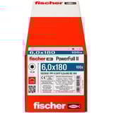 fischer Tornillo para madera PowerFull II 6,0x180 ZK TX VG 