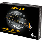 ADATA LEGEND 900 Pro 4 TB, Unidad de estado sólido negro/Dorado