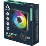 ARCTIC BioniX P12 A-RGB, Ventilador negro/blanco
