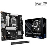 ASRock B860M-X GEN5 WiFi, Placa base negro/Plateado