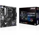 ASUS PRIME A520M-A II AMD A520 Zócalo AM4 micro ATX, Placa base AMD, Zócalo AM4, AMD Ryzen™ 3, AMD Ryzen™ 5, AMD Ryzen™ 7, 3rd Generation AMD Ryzen™ 9, AMD Ryzen 9 5th Gen, Zócalo AM4, DDR4-SDRAM, 128 GB
