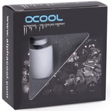 Alphacool Extensión de carámbano 20mm G1/4 macho a G1/4 hembra - Blanco blanco