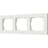 Aqara Marco de interruptor H2 EU (3-Gang), Bastidor de instalación blanco