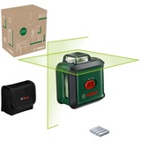 Bosch 0603663EZ0 UniversalLevel 360, Láser de líneas cruzadas verde/Negro