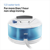 Braun CareStyle Compact IS 2143, Estación de planchado a vapor blanco/Azul