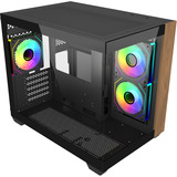 Cooler Master E481-KHNN-S00, Cajas de torre negro/Madera