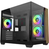 Cooler Master Elite 481 Wood, Cajas de torre negro/Madera