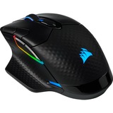 Corsair DARK CORE RGB PRO ratón mano derecha RF Wireless + Bluetooth + USB Type-A Óptico 18000 DPI, Ratones para gaming negro, mano derecha, Óptico, RF Wireless + Bluetooth + USB Type-A, 18000 DPI, Negro