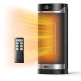DREO Calefactor Solaris 619, Termoventiladores negro/Plateado