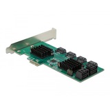 DeLOCK Tarjeta PCI Express x1 SATA de 8 puertos, Controlador 