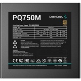 DeepCool PQ750M unidad de fuente de alimentación 750 W 20+4 pin ATX ATX Negro, Fuente de alimentación de PC negro, 750 W, 100 - 240 V, 50/60 Hz, 5 - 10 A, 100 W, 744 W