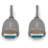 Digitus AK-330126-200-S, Cable negro
