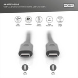 Digitus Cable de conexión USB 3.2 Gen 2 USB-C > USB-C negro