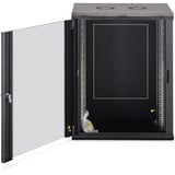 Digitus Caja de pared Dynamic Basic Serie - 600x450 mm (AnxP), Armario IT negro