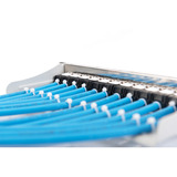 Digitus Panel de parche modular, 12 puertos, sin equipar, Patch Panel gris