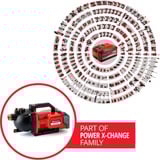 EINHELL AQUINNA 2,6 bar 3000 l/h, Bomba rojo/Negro, Batería, 2,6 bar, 3000 l/h, Negro, Rojo