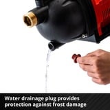EINHELL AQUINNA 2,6 bar 3000 l/h, Bomba rojo/Negro, Batería, 2,6 bar, 3000 l/h, Negro, Rojo