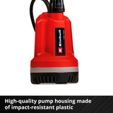 EINHELL GE-PP 18 RB Li - Solo 2 bar 3000 l/h, Bombas presión e inmersión rojo/Negro, Batería, 2 bar, 3000 l/h