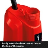 EINHELL GE-PP 18 RB Li - Solo 2 bar 3000 l/h, Bombas presión e inmersión rojo/Negro, Batería, 2 bar, 3000 l/h