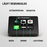 Elgato Stream Deck Mini teclado USB Negro negro, Mini, Alámbrico, USB, Negro